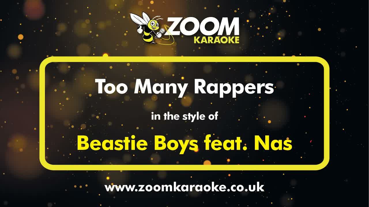 Beastie Boys feat Nas - Too Many Rappers (Clean Version) Karaoke.