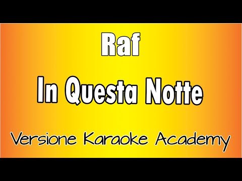 Raf - In Questa Notte