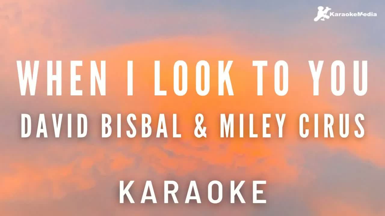 David Bisbal y Miley Cirus - When I look to you (Te miro a ti)