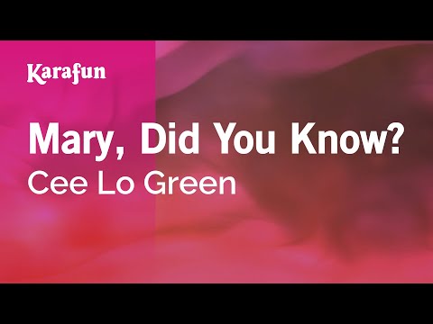 Cee Lo Green - Mary, Did You Know?