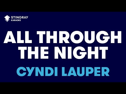 Cyndi Lauper - All Through The Night