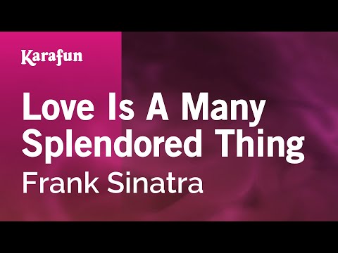 Frank Sinatra - Love Is a Many-Splendored Thing