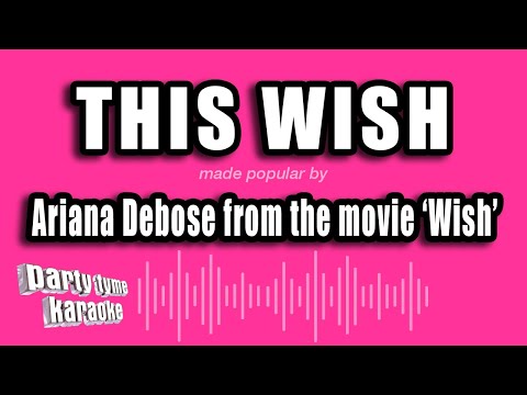 Ariana Debose 'Wish' - This Wish