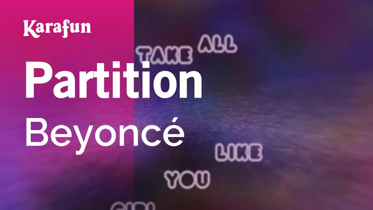 Beyoncé - Partition