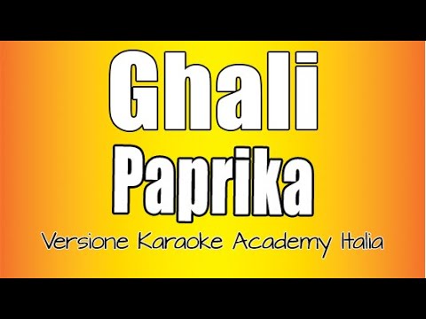 GHALI - PAPRIKA