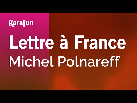 Michel Polnareff - Lettre à France
