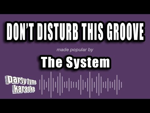 The System - Don't Disturb This Groove