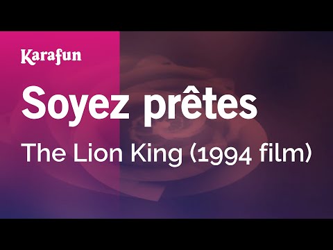 The Lion King (1994 film) - Soyez prêtes