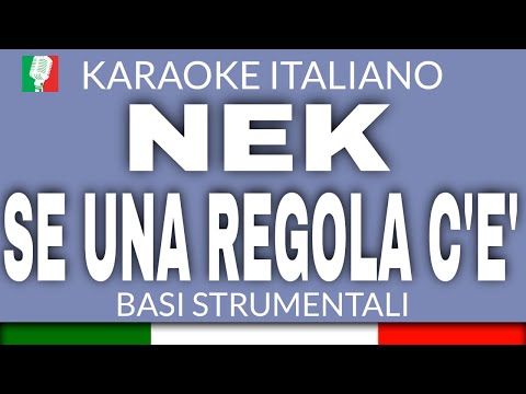 NEK - SE UNA REGOLA C'E