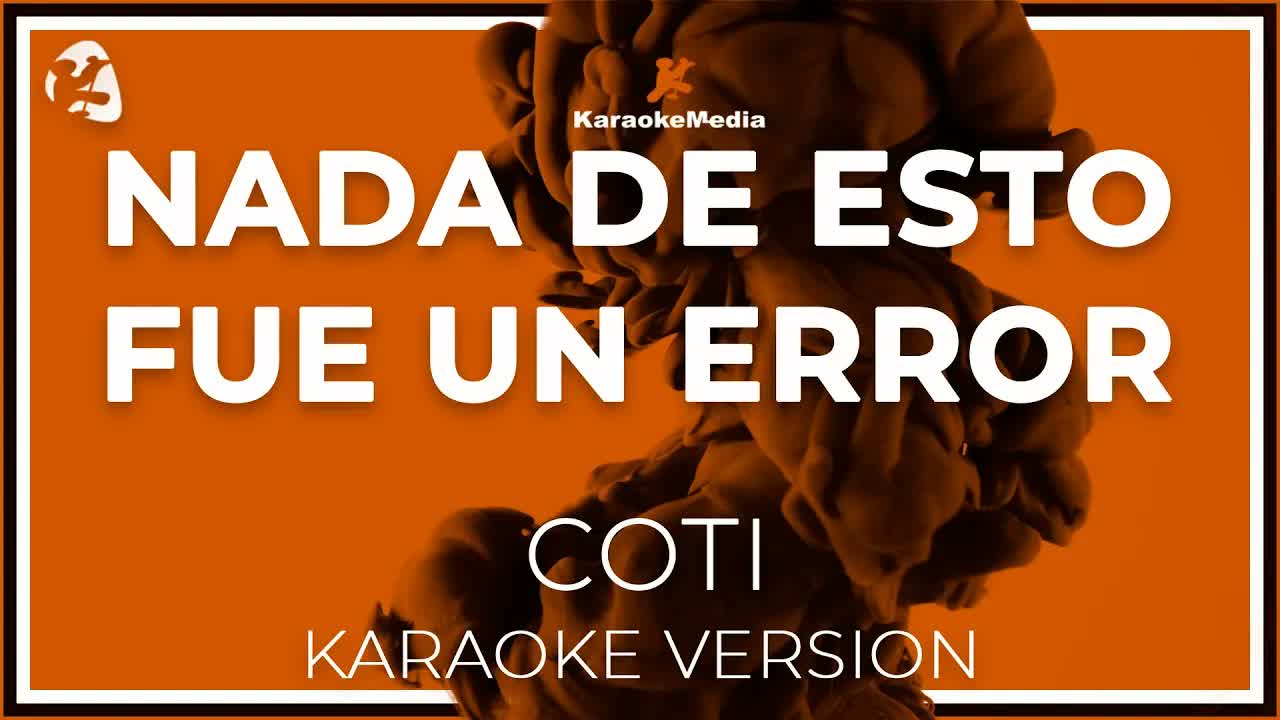 Coti - None of This Was a Mistake