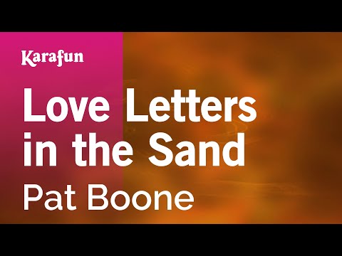 Pat Boone - Love Letters in the Sand