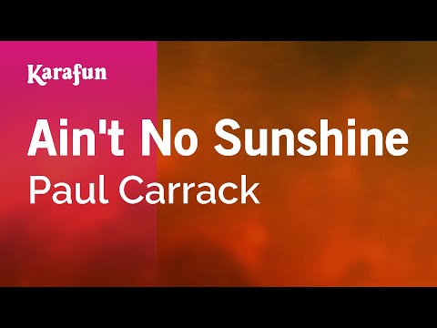 Paul Carrack - Ain't No Sunshine