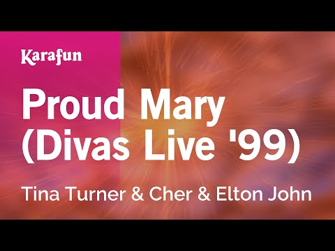 Tina Turner & Cher & Elton John - Proud Mary (Divas Live '99)