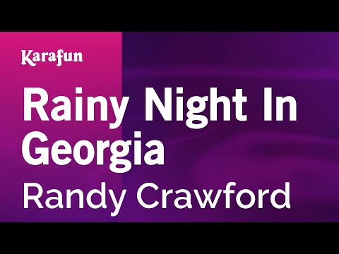 Randy Crawford - Rainy Night in Georgia