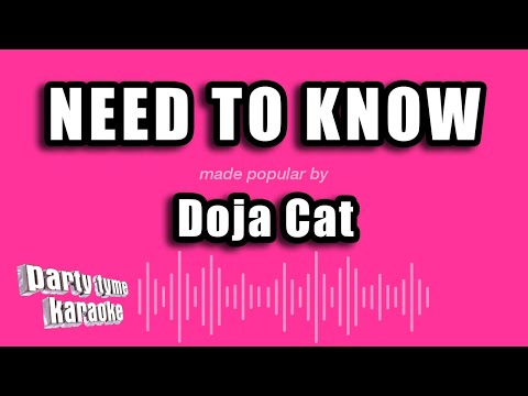 Doja Cat - Need To Know
