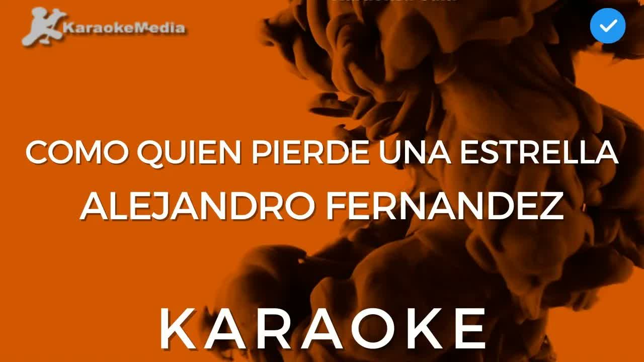 Alejandro Fernandez - Como quien pierde una Estrella