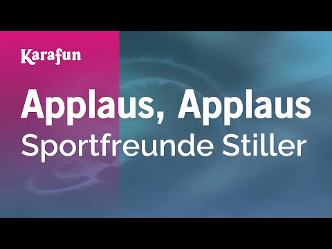 Sportfreunde Stiller - Applaus, Applaus