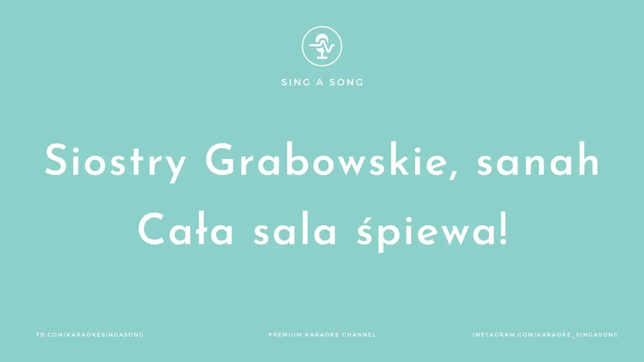 Siostry Grabowskie, sanah - Cała sala śpiewa!