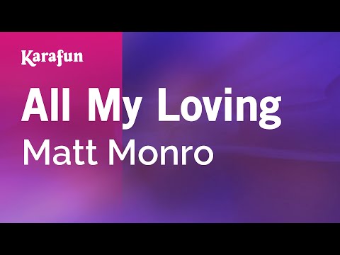 Matt Monro - All My Loving