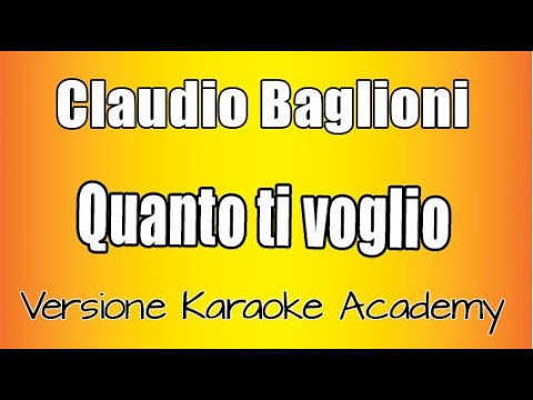 Claudio Baglioni - Quanto ti voglio