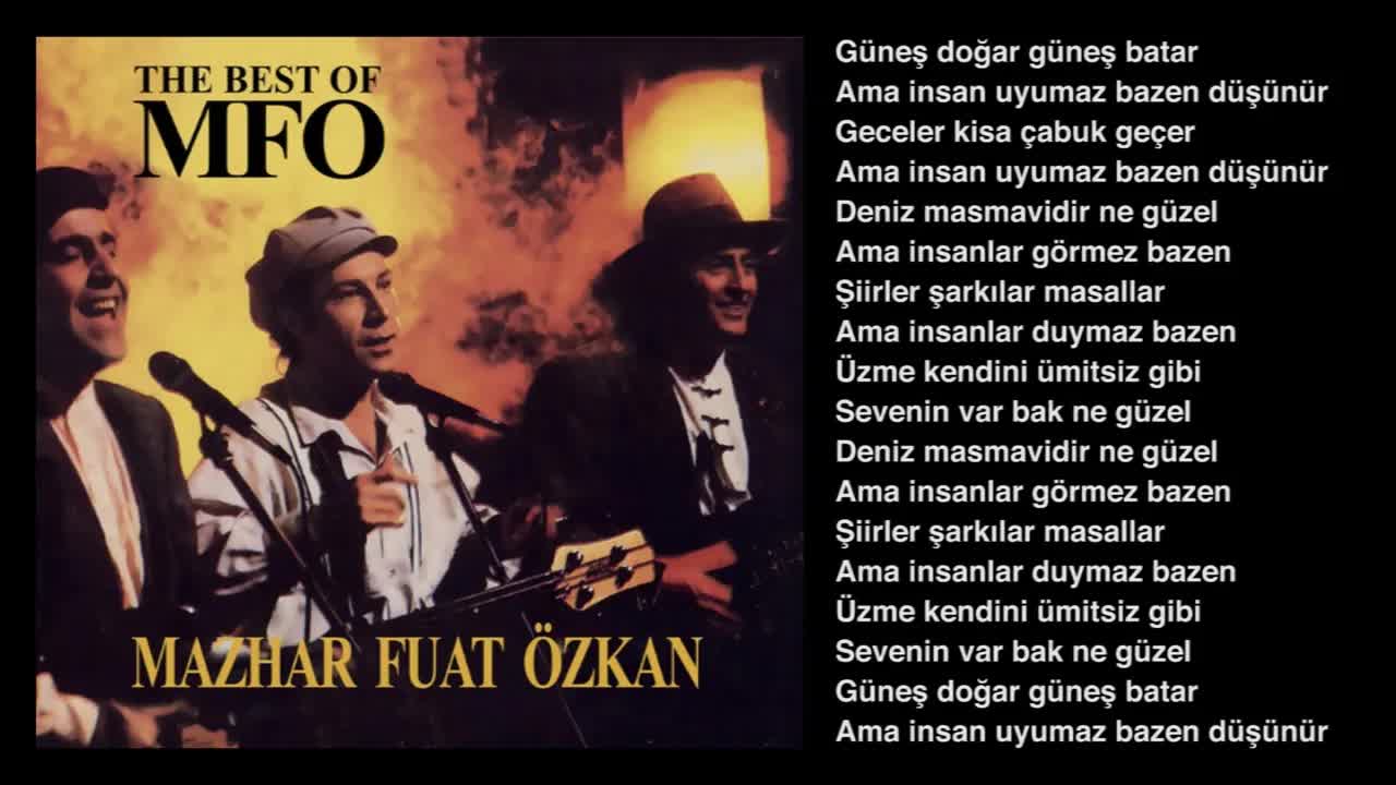 MFÖ - Bazen (Lyrics Karaoke)