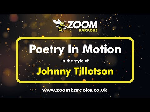Johnny Tillotson - Poetry In Motion (One Semitone Up / End Cut Down) Version from Zoom