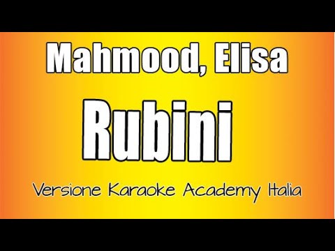 Mahmood feat. Elisa - Rubini
