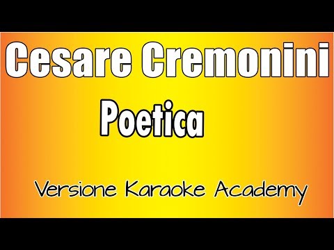 Cesare Cremonini - Poetica