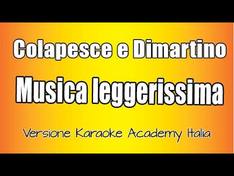 Colapesce E Dimartino - Musica Leggerissima