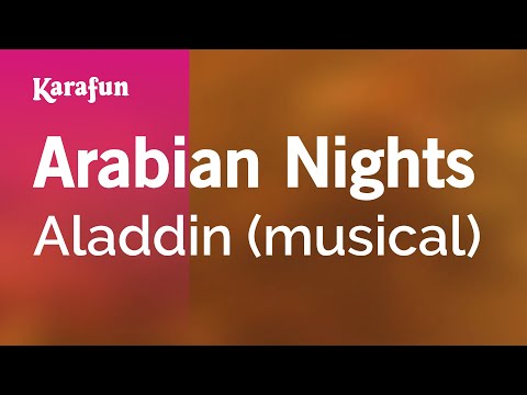Aladdin (musical) - Arabian Nights
