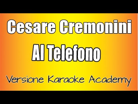 Cesare Cremonini - Al Telefono