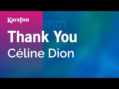 Celine Dion - Thank You