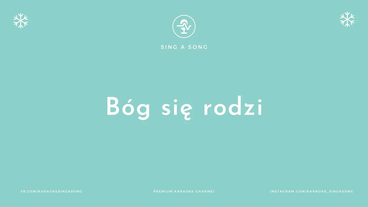 Kolęda Bóg się rodzi