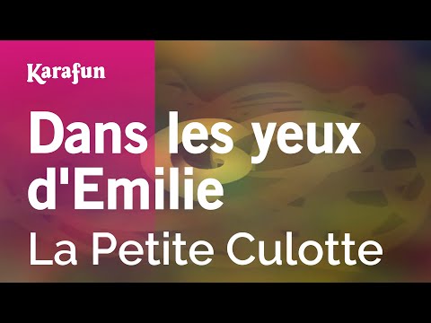 La Petite Culotte - Dans les yeux d'Emilie