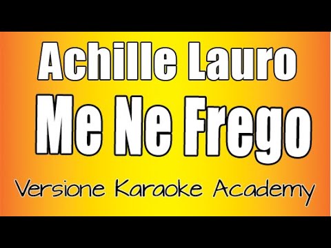 Achille Lauro - Me ne frego