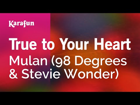 Mulan (98 Degrees & Stevie Wonder) - True to Your Heart