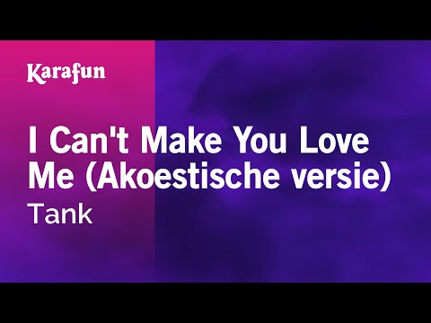 Tank - I Can't Make You Love Me (Acoustic version)