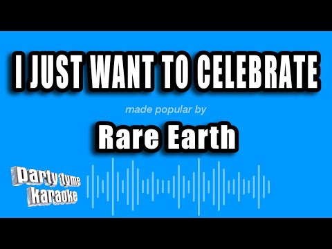 Rare Earth - I Just Want To Celebrate