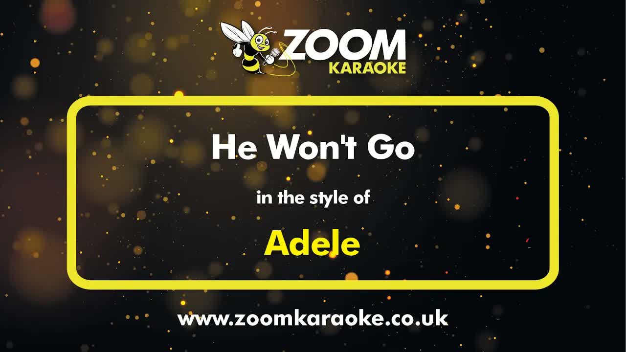 Adele - He Won't Go