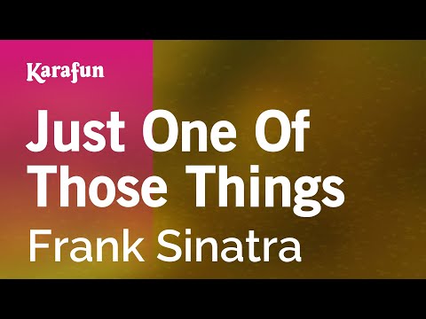 Frank Sinatra - Just One of Those Things