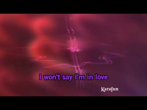 I Won't Say (I'm in Love) (Movie Version)