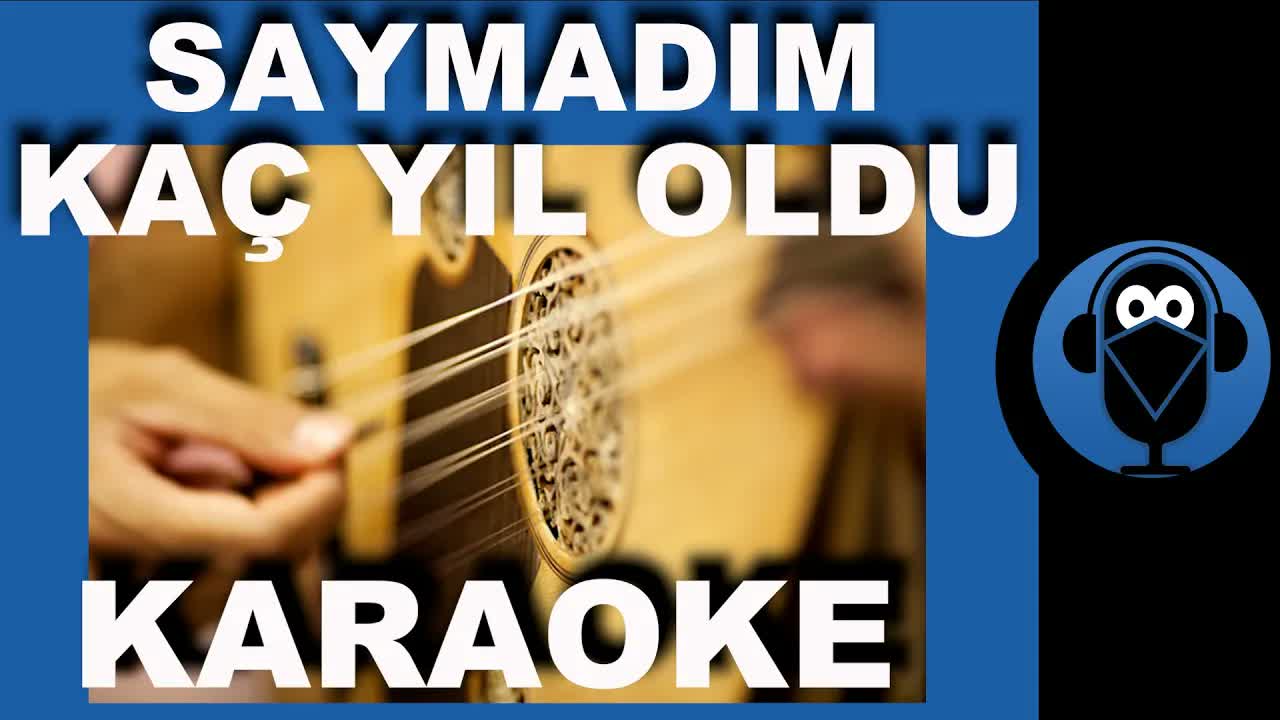 SAYMADIM KAÇ YIL OLDU (TSM Karaoke)