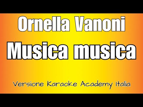 Ornella Vanoni - Musica Musica