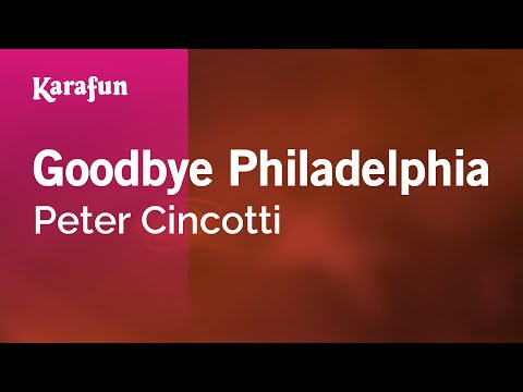 Peter Cincotti - Goodbye Philadelphia