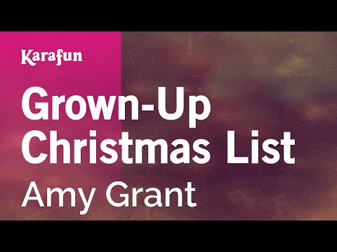 Amy Grant - Grown-Up Christmas List