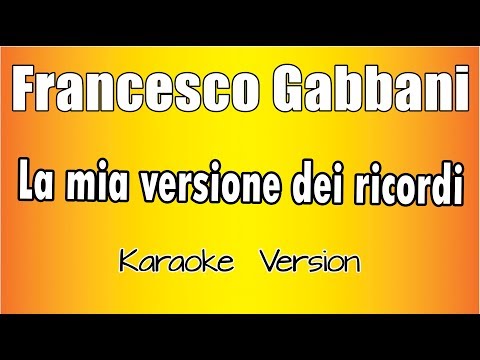 Francesco Gabbani - La Mia Versione Dei Ricordi
