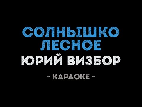 Юрий Визбор - Солнышко лесное