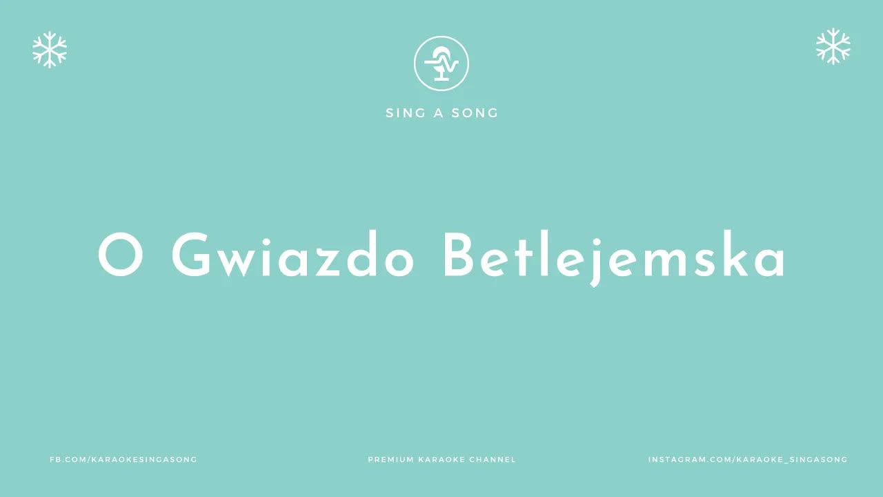 Kolęda O Gwiazdo Betlejemska