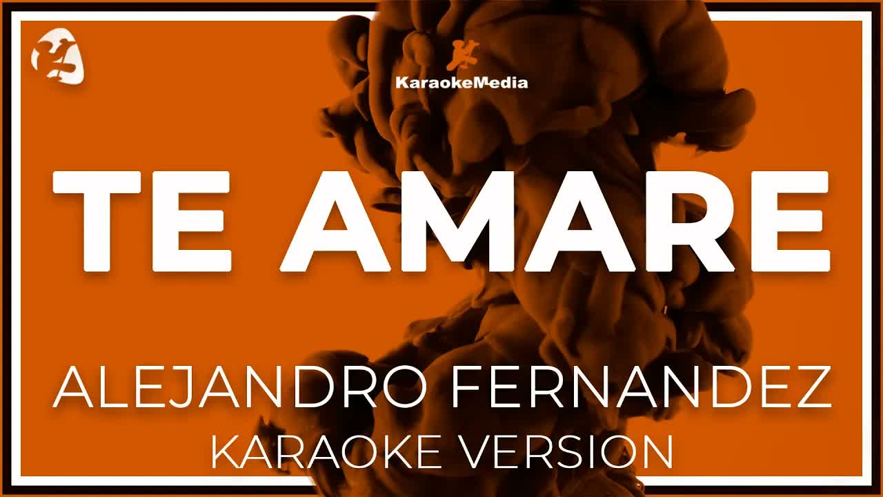 Alejandro Fernandez - Te Amare