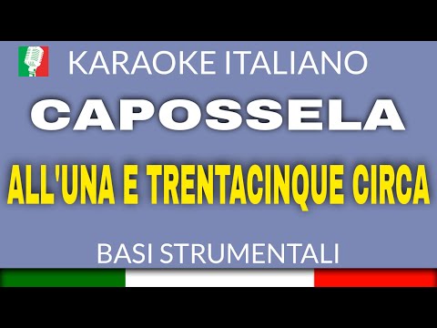 VINICIO CAPOSSELA - ALL'UNA E TRENTACINQUE CIRCA